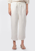 Tapered Pants with Drawstring