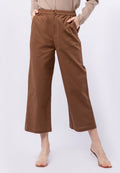 High Waist Pants with Elastic Band
