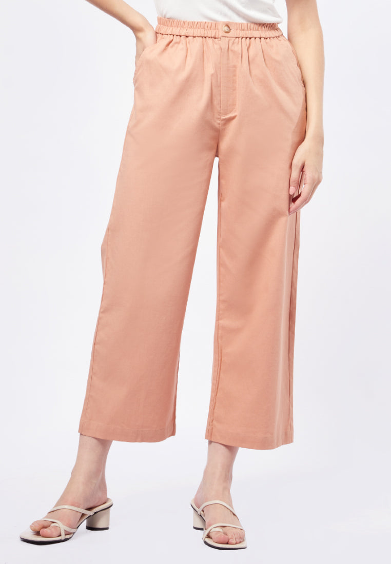 Long Pants with Elastic Waist