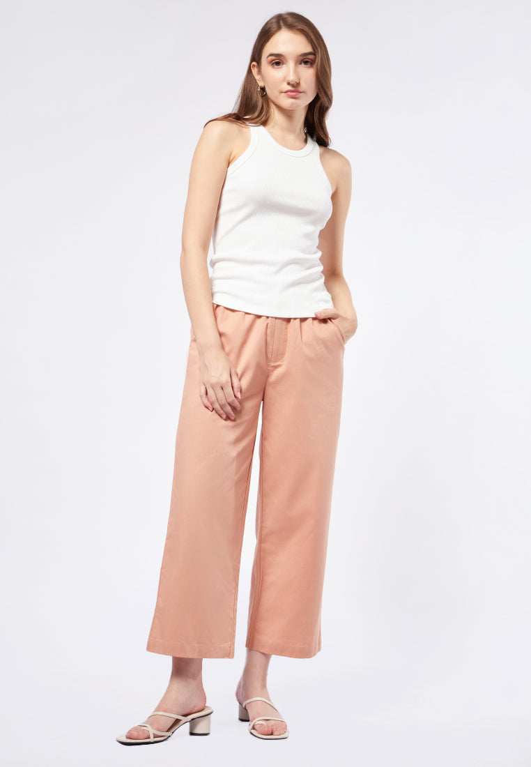 Long Pants with Elastic Waist