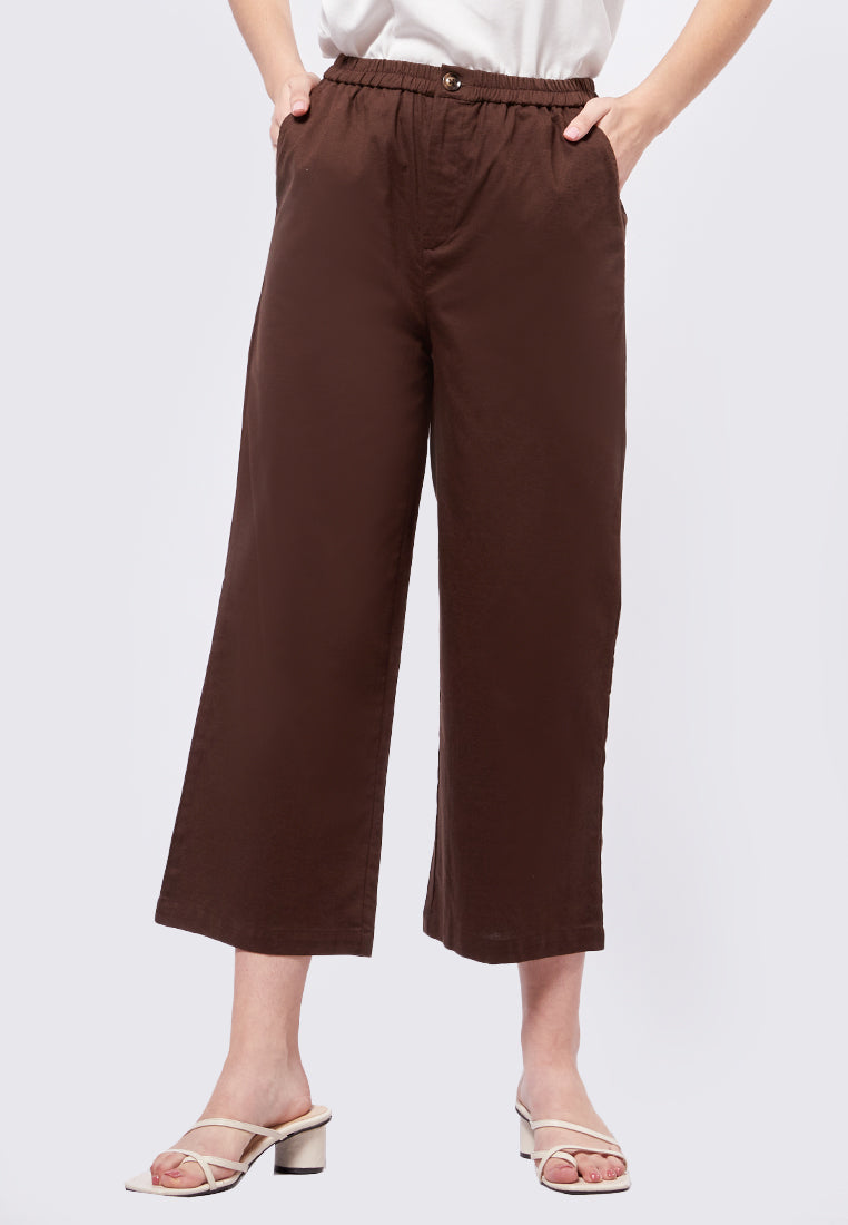 Regular Fit Wide Leg Pants