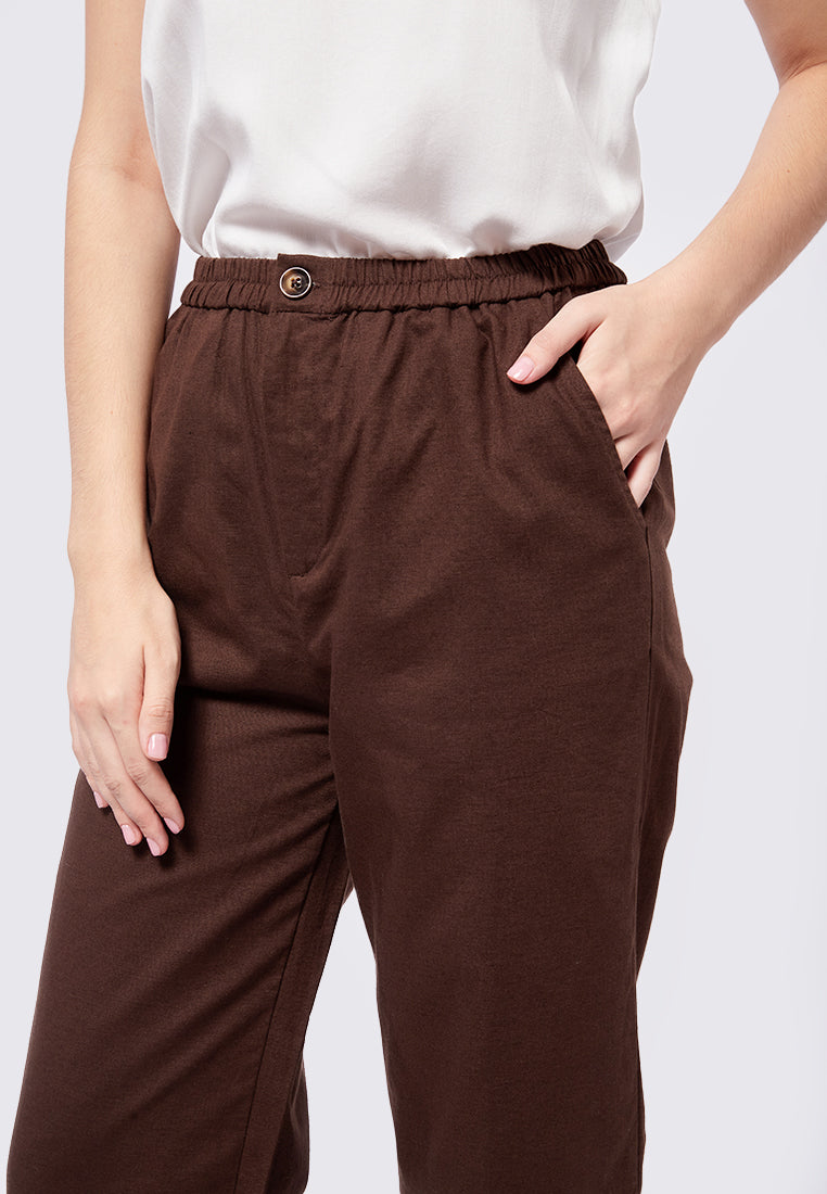 Regular Fit Wide Leg Pants