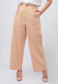 High Waist Pleated Long Pants