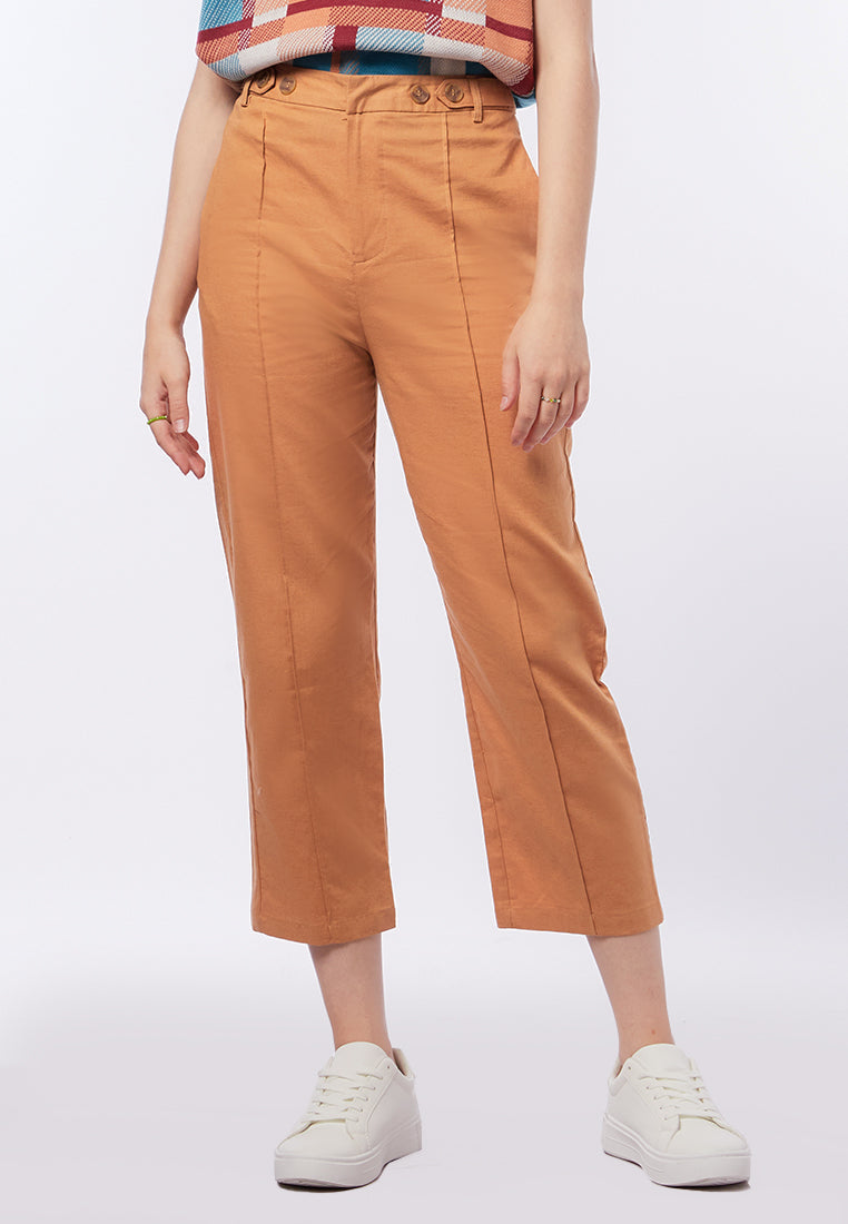 Tapered Pants with Adjustable Waist Strap