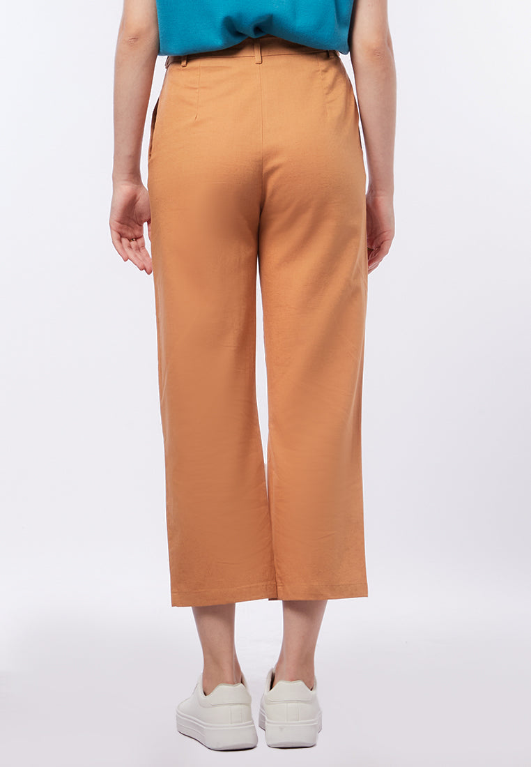 Tapered Pants with Adjustable Waist Strap