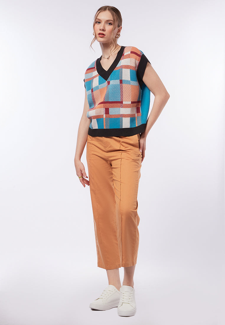Tapered Pants with Adjustable Waist Strap
