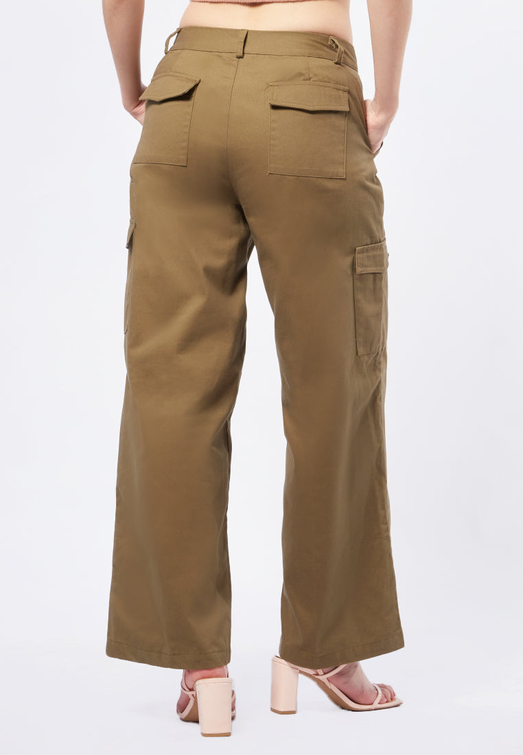 Straight Fit Cargo Pants