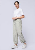 Parachute Long Pants with Drawstring