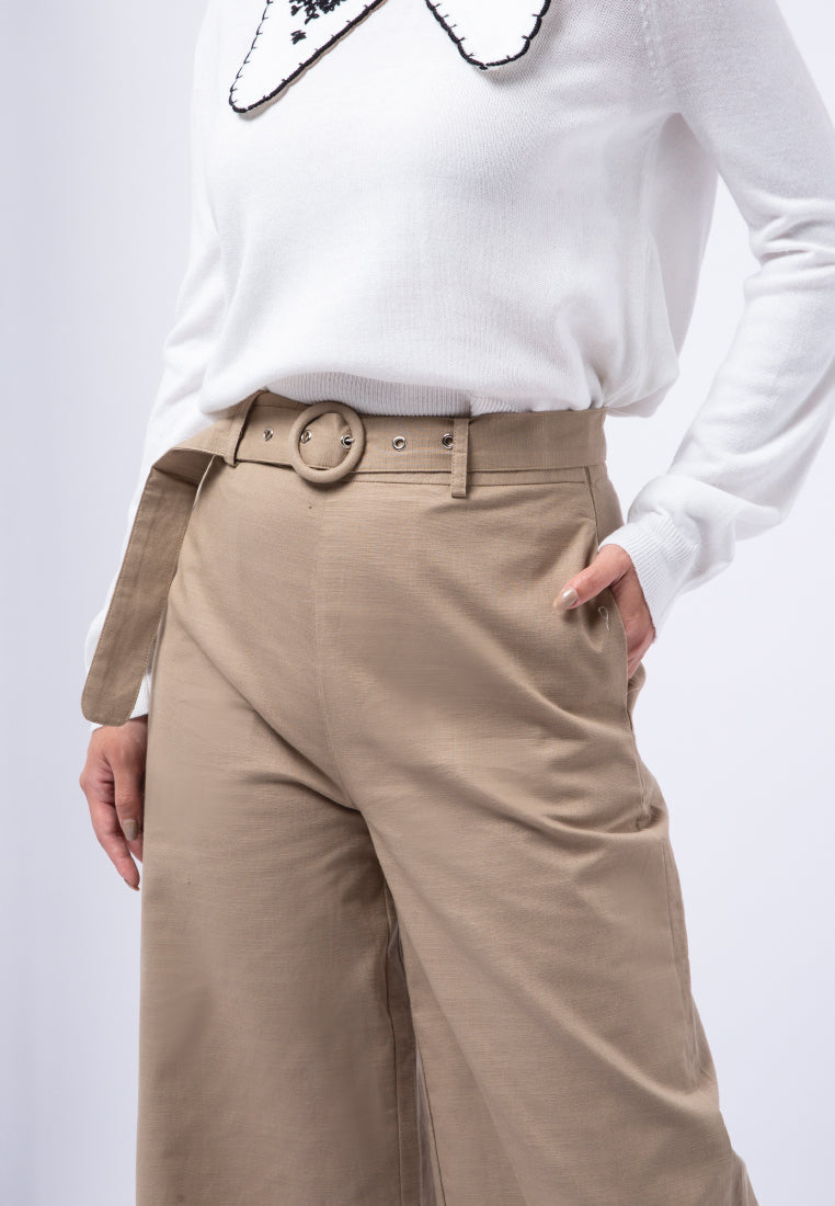 Long Pants with Detachable Belt
