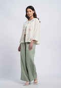Loose Pants with Drawstring Waist