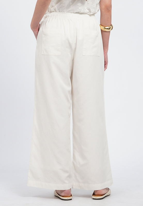 Loose Pants with Drawstring Waist