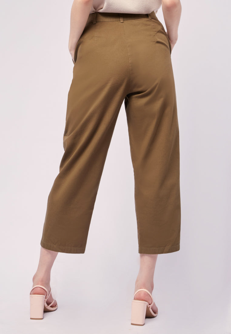 Tapered Pants with Cargo Pockets