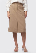Midi Skirt with Patch Pocket