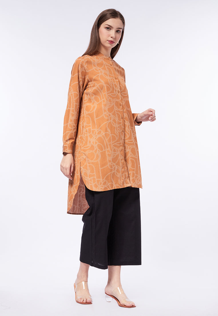 Loose Tunic with Side Slits