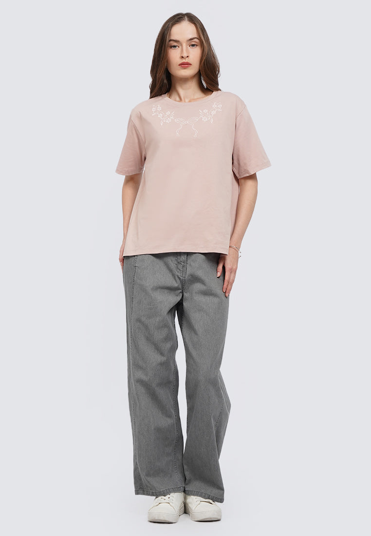Short Sleeve Embroidered T-Shirt