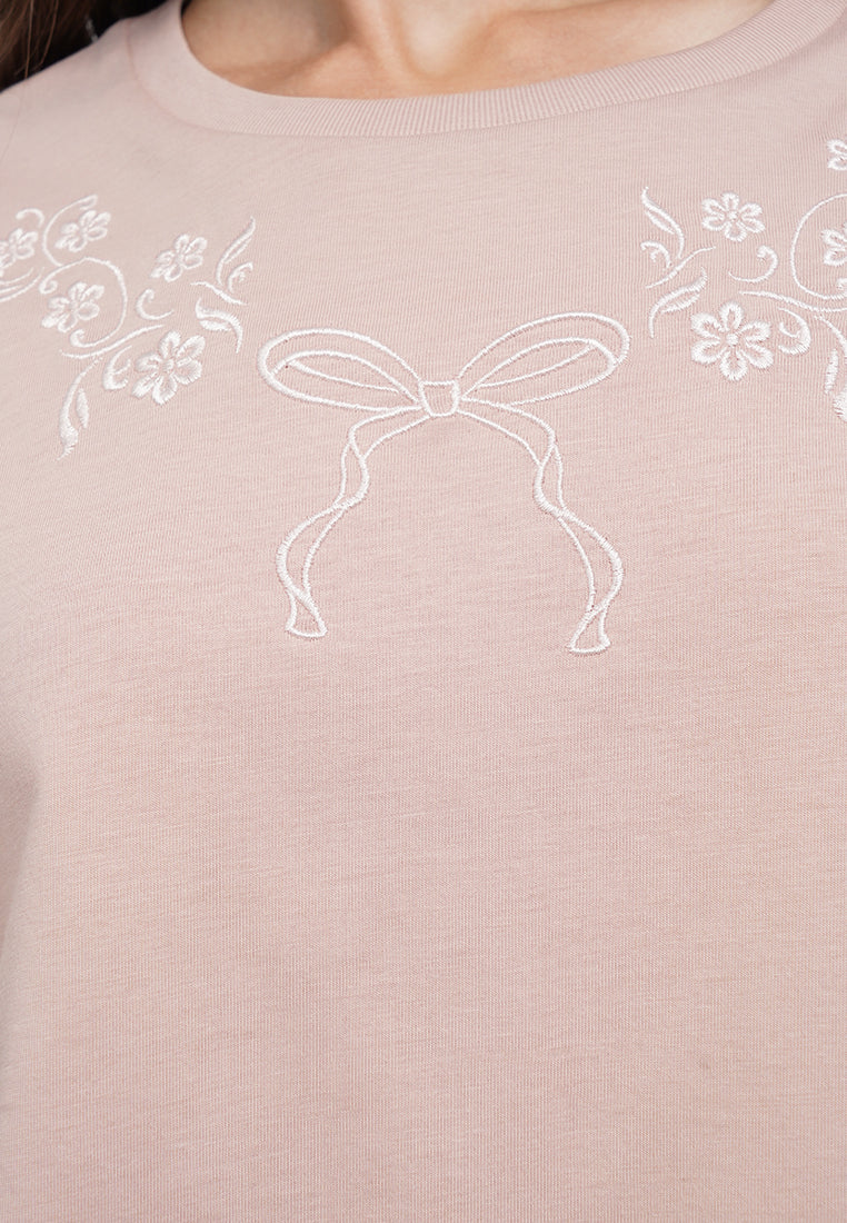 Short Sleeve Embroidered T-Shirt