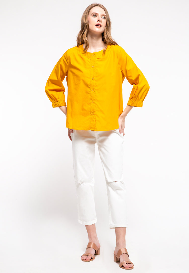 Long Cuff Sleeves Top