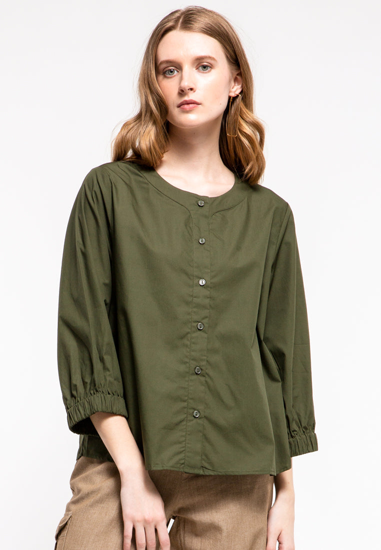 Long Cuff Sleeves Top
