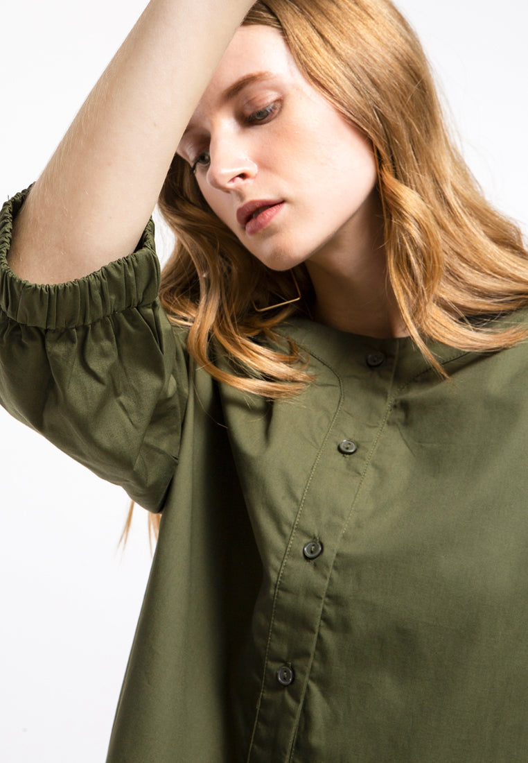 Long Cuff Sleeves Top