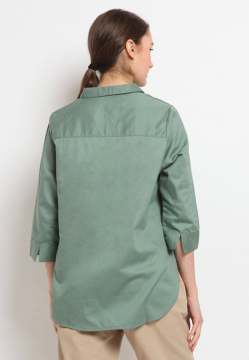 3/4 Sleeve Loose Blouse