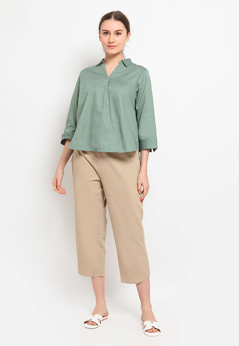 3/4 Sleeve Loose Blouse