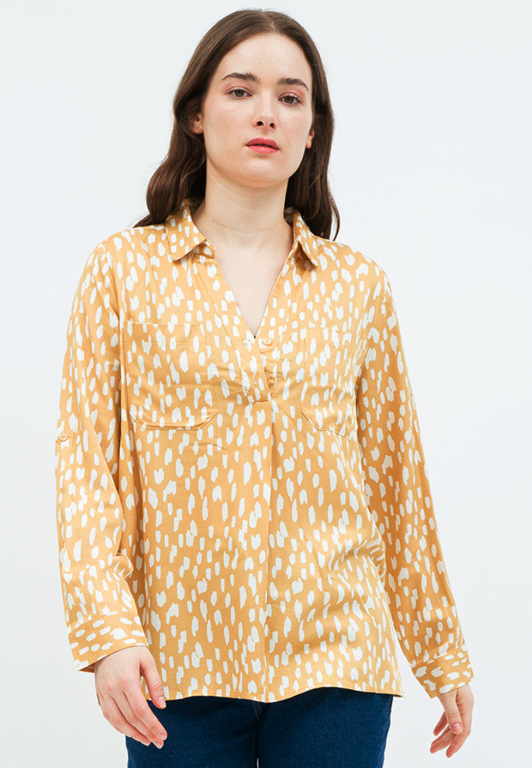 Printed Loose Blouse