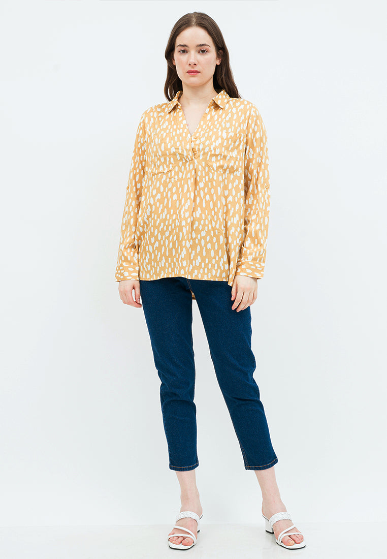 Printed Loose Blouse