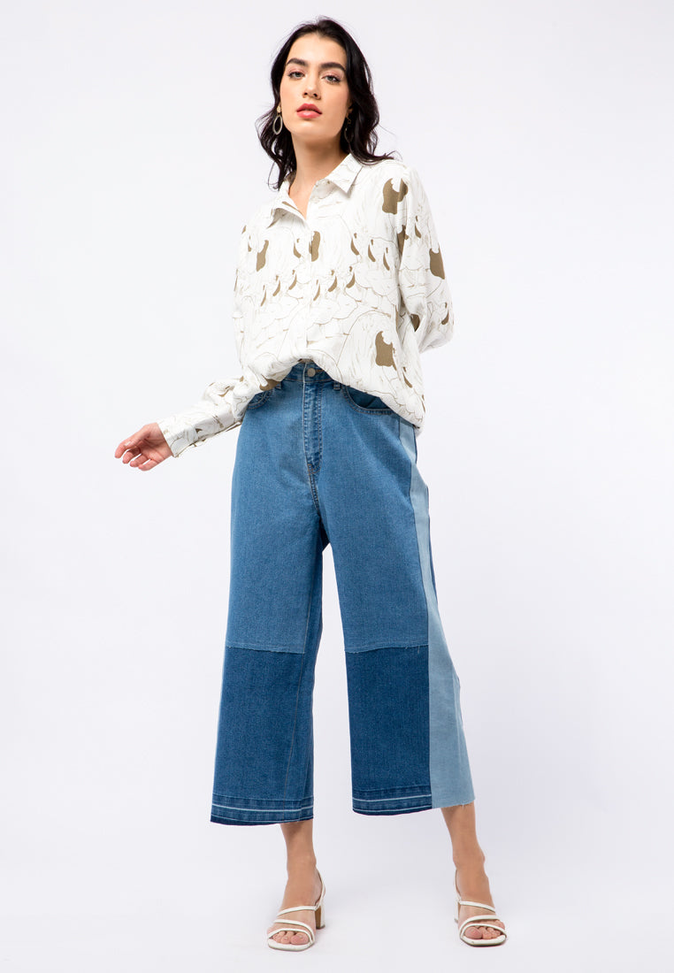 Printed Long Blouse