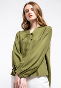 Balloon Sleeves Top
