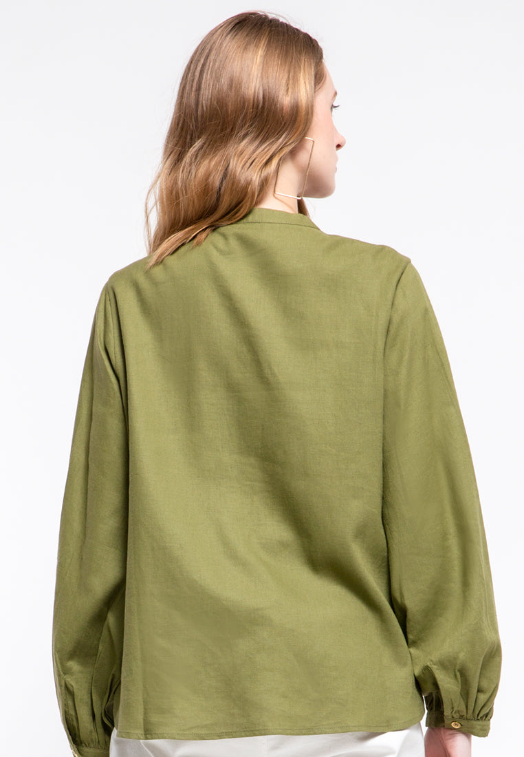 Balloon Sleeves Top