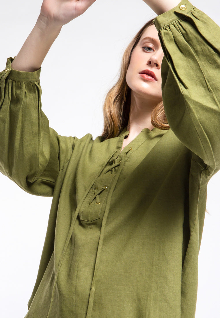 Balloon Sleeves Top