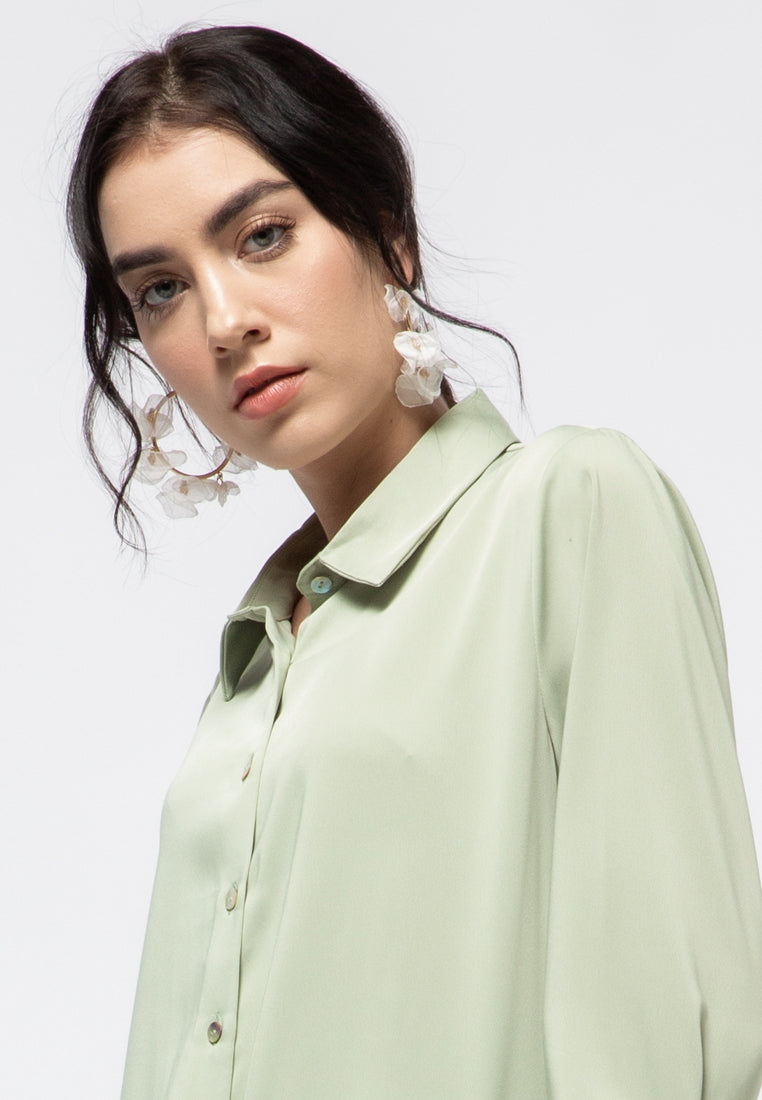 Long Sleeve Loose Blouse