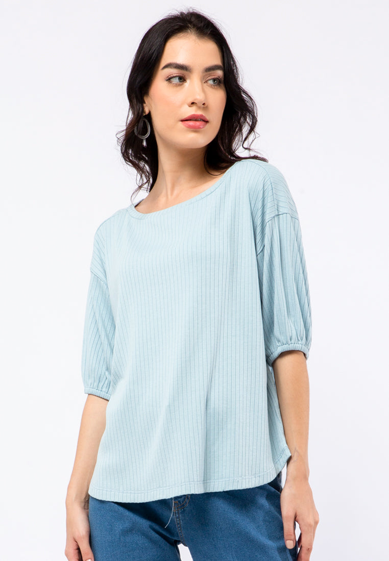 Puff Sleeve Loose Blouse