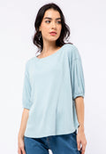 Puff Sleeve Loose Blouse