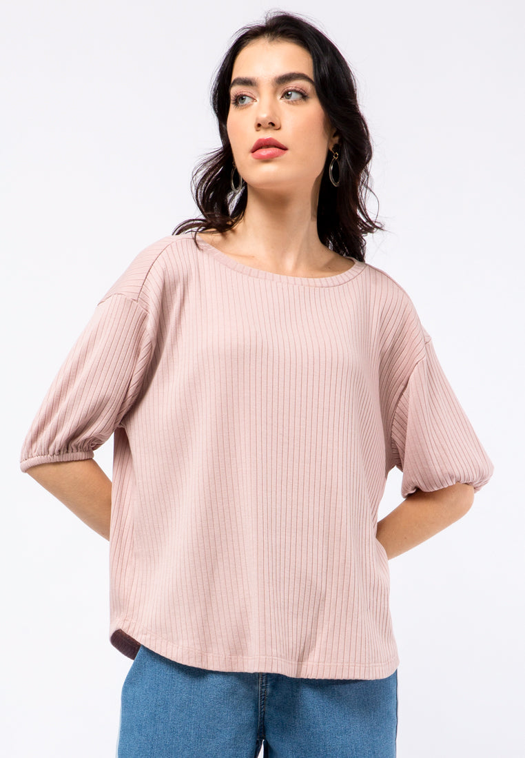 Puff Sleeve Loose Blouse