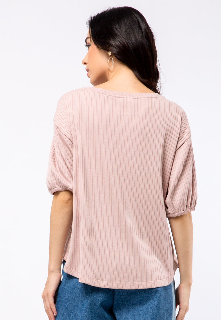 Puff Sleeve Loose Blouse