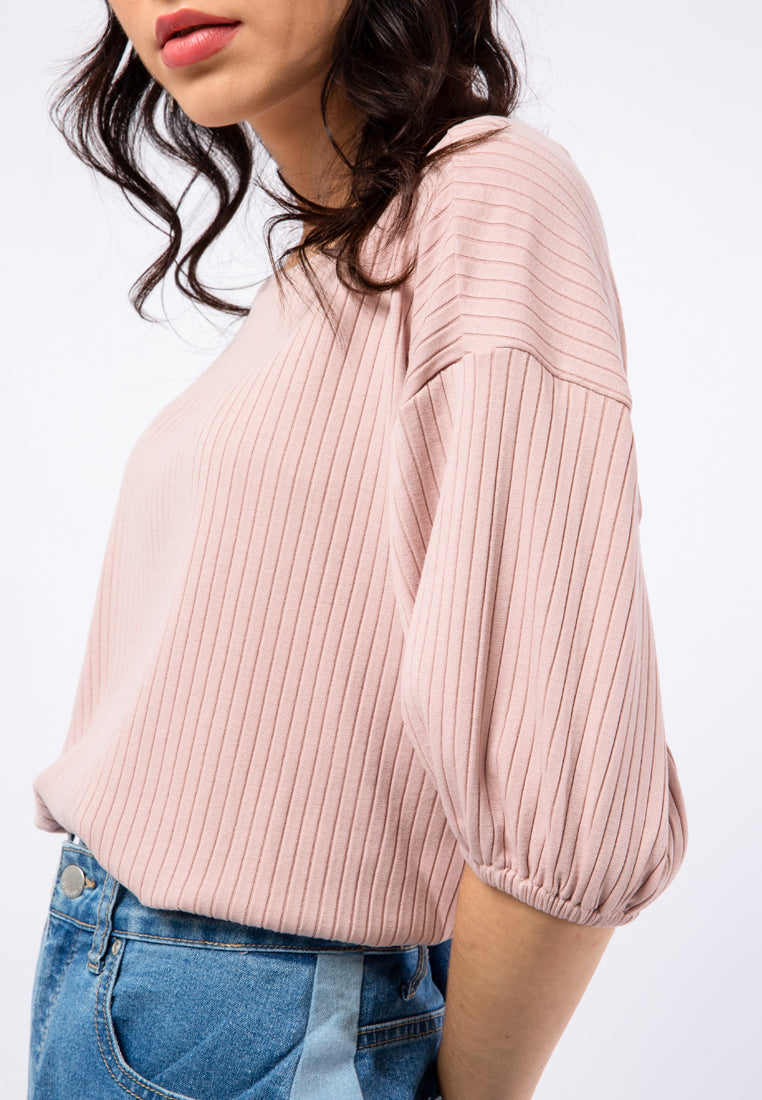 Puff Sleeve Loose Blouse