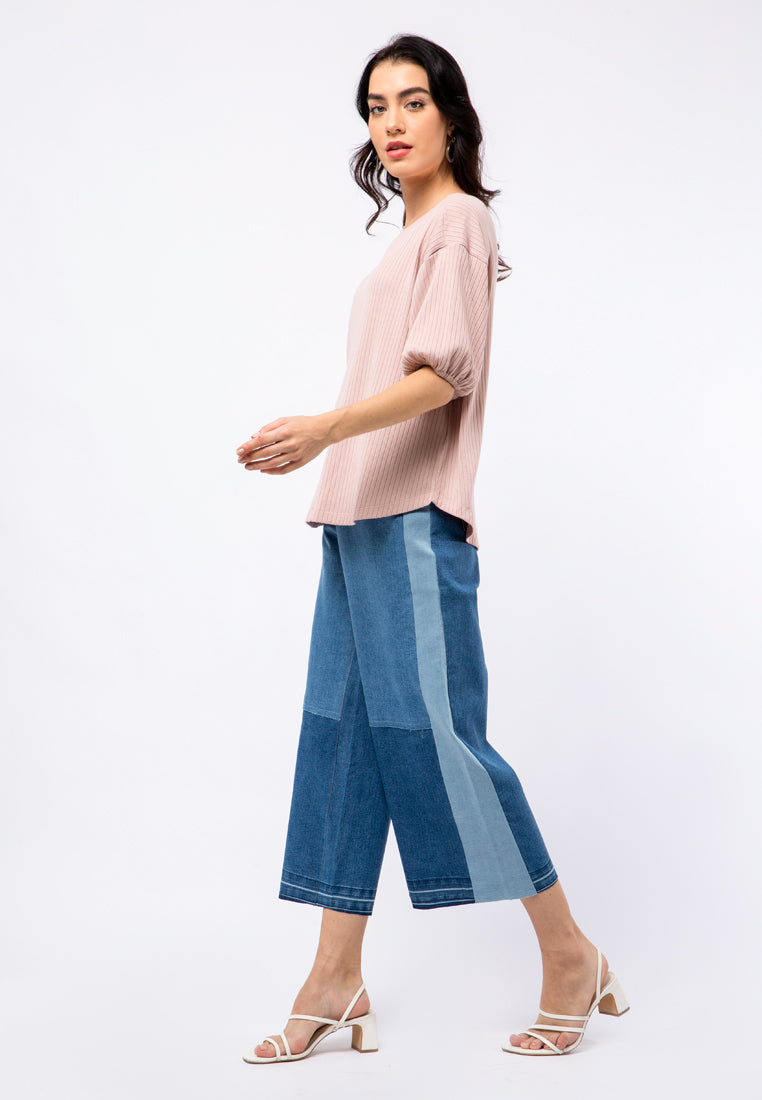 Puff Sleeve Loose Blouse