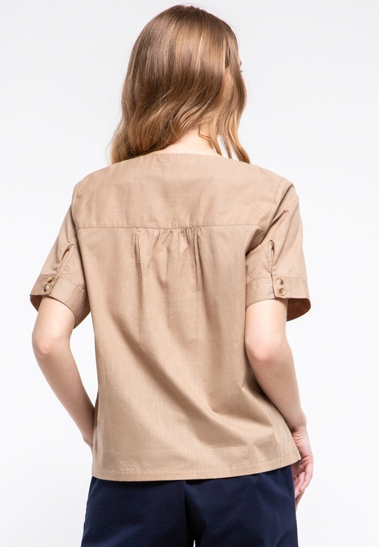 V-neck Blouse