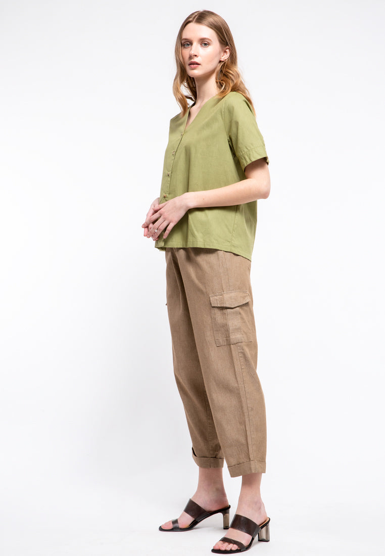 V-neck Blouse