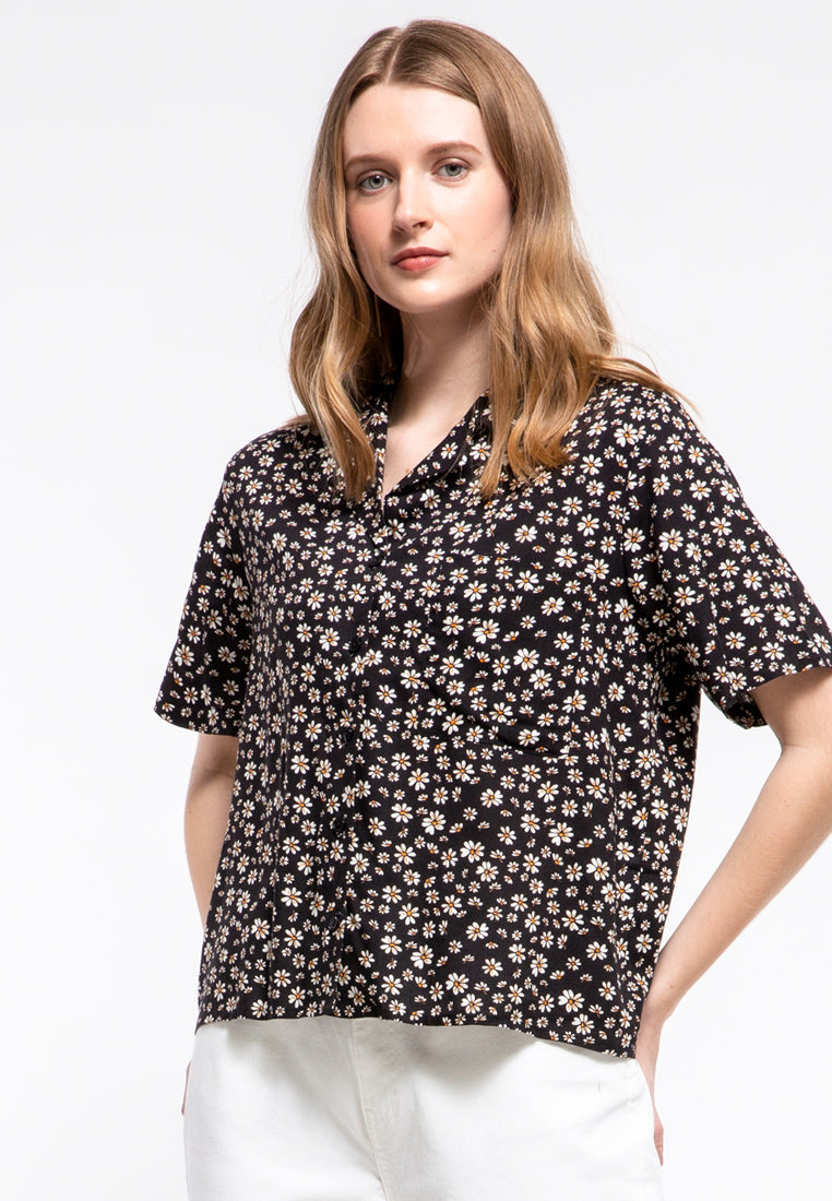 Notch Collar Shirt