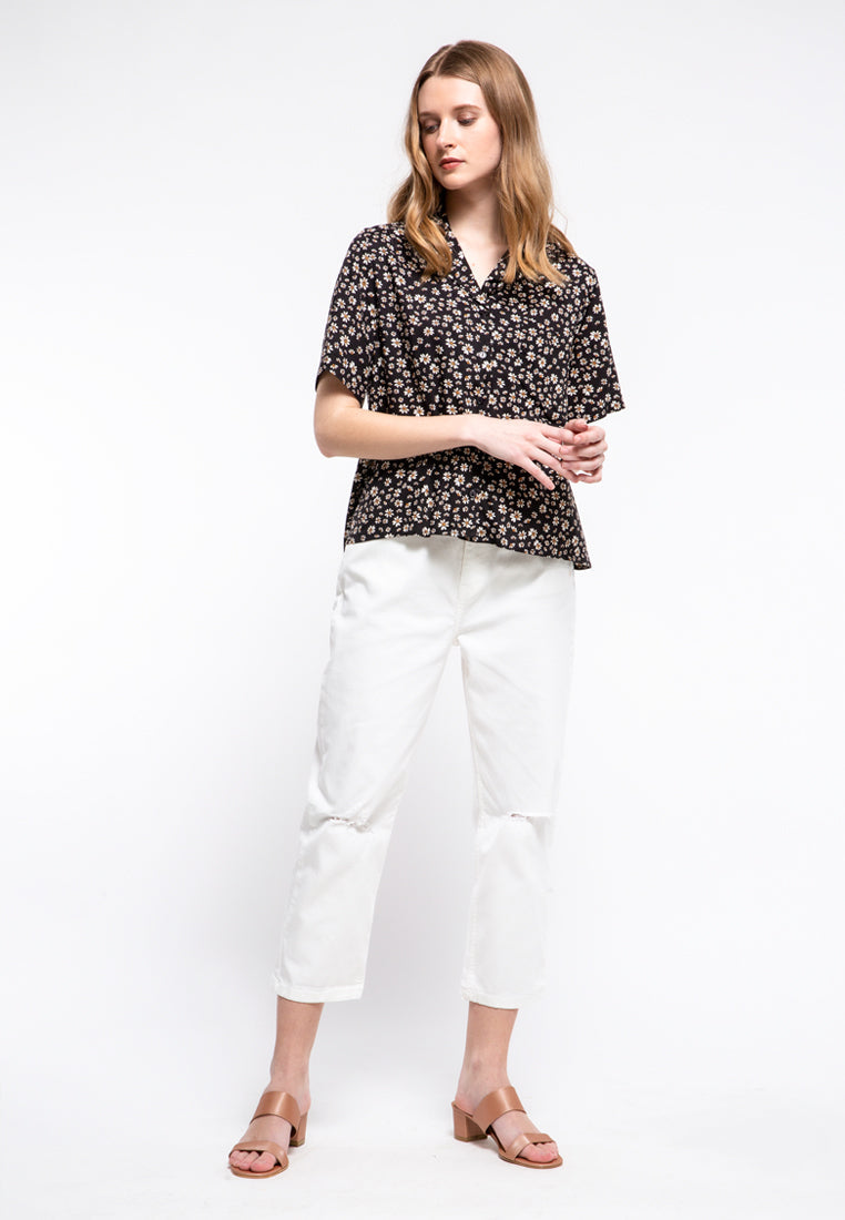 Notch Collar Shirt