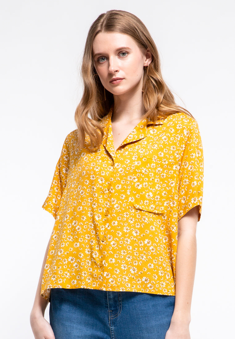 Notch Collar Shirt