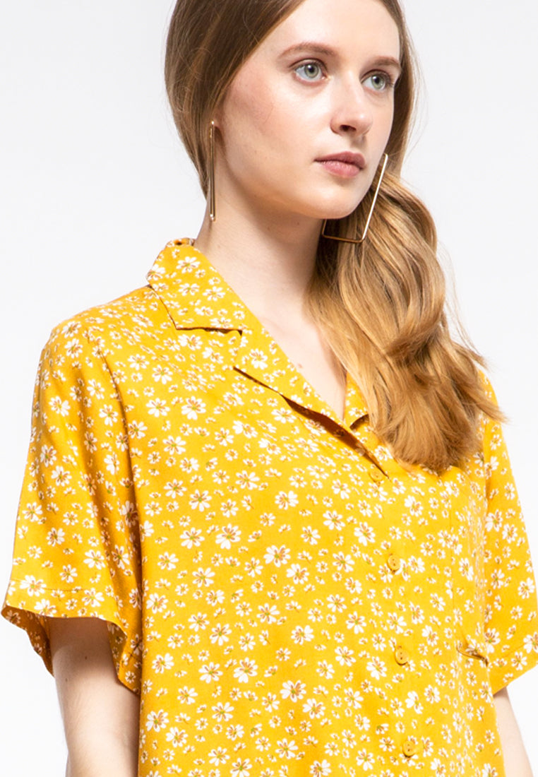 Notch Collar Shirt
