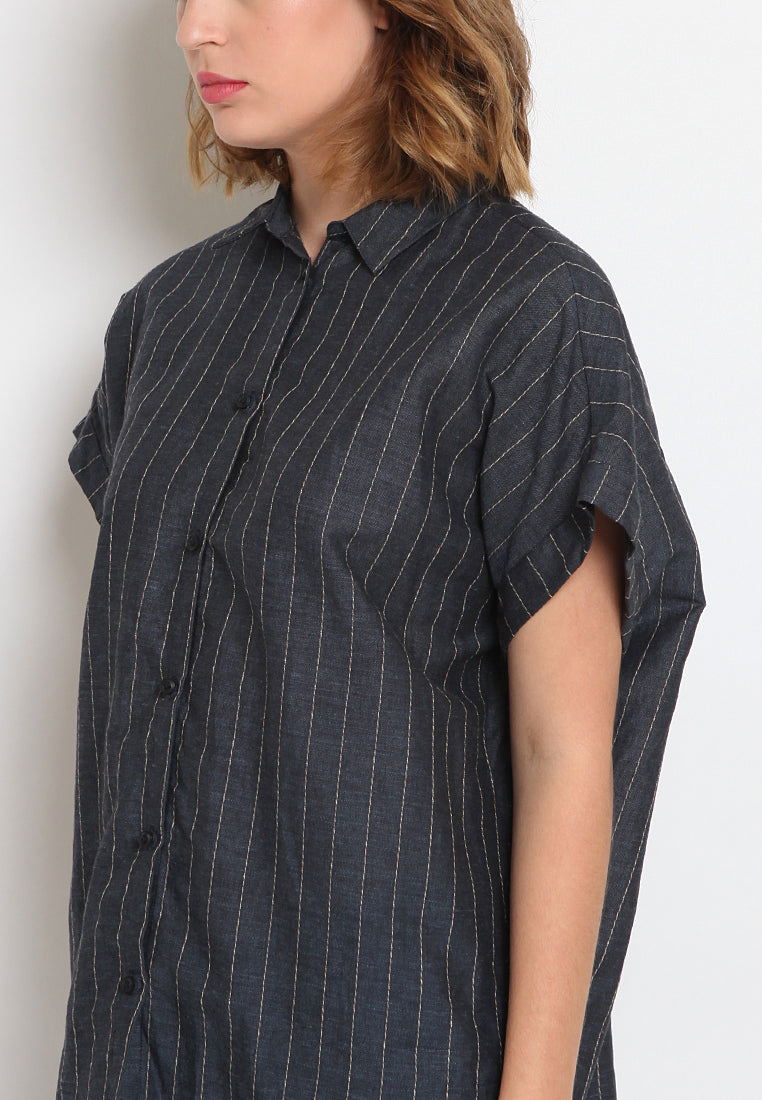 Short Sleeves Loose Blouse