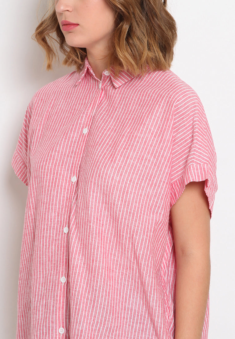 Short Sleeves Loose Blouse