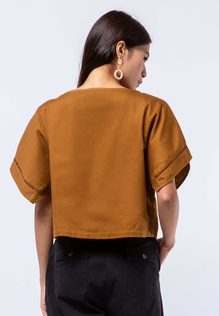 Loose Top with Handkerchief Sleeve