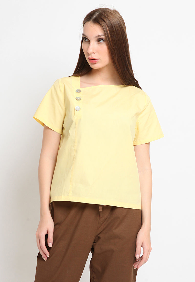 Boxy Cotton Blouse