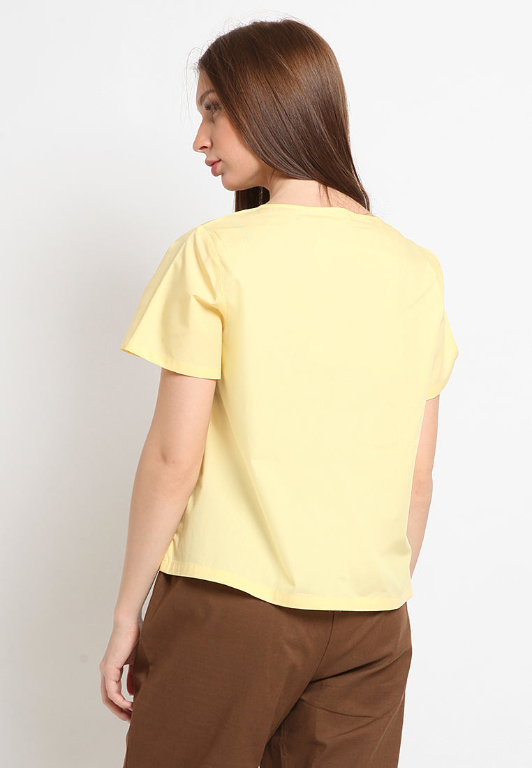 Boxy Cotton Blouse