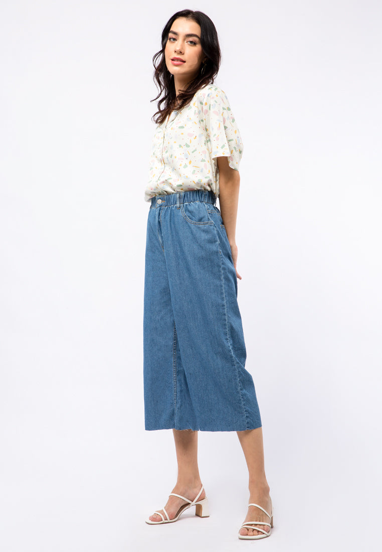 Highwaist Wide Leg Denim